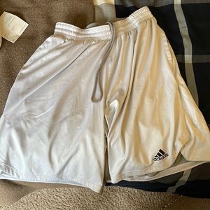 Adidas White Athletic Shorts